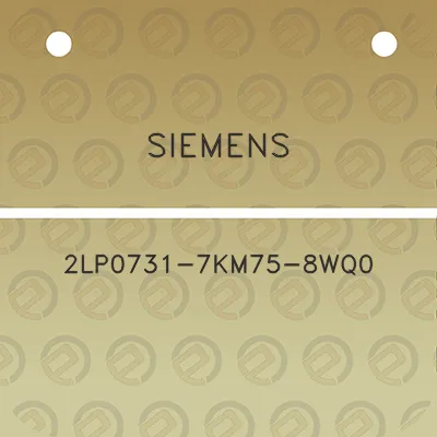 siemens-2lp0731-7km75-8wq0