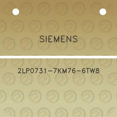 siemens-2lp0731-7km76-6tw8