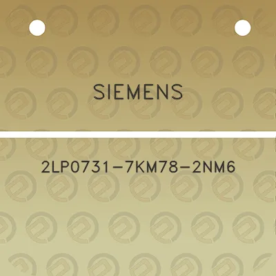 siemens-2lp0731-7km78-2nm6