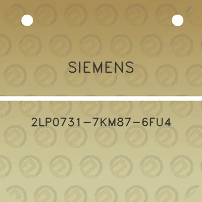 siemens-2lp0731-7km87-6fu4