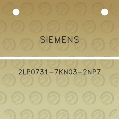 siemens-2lp0731-7kn03-2np7