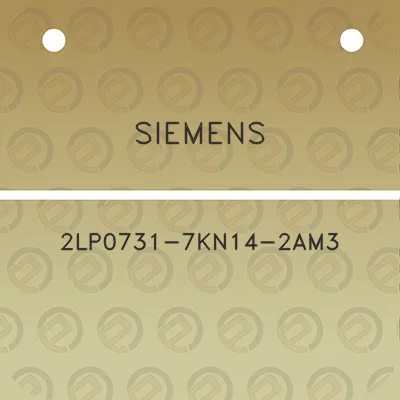 siemens-2lp0731-7kn14-2am3