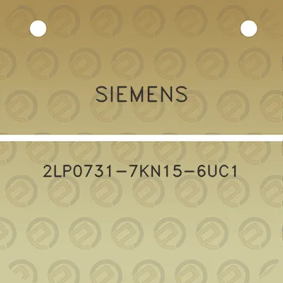 siemens-2lp0731-7kn15-6uc1