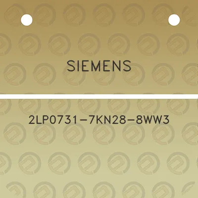 siemens-2lp0731-7kn28-8ww3