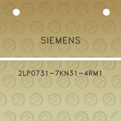 siemens-2lp0731-7kn31-4rm1