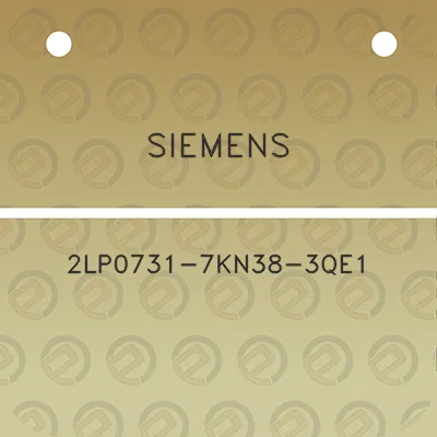 siemens-2lp0731-7kn38-3qe1