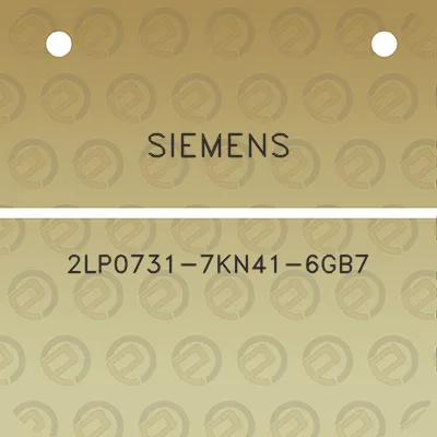 siemens-2lp0731-7kn41-6gb7