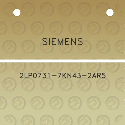 siemens-2lp0731-7kn43-2ar5