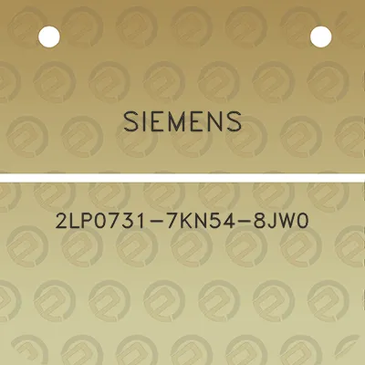 siemens-2lp0731-7kn54-8jw0