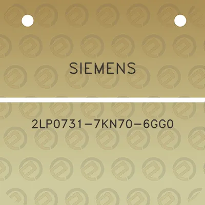 siemens-2lp0731-7kn70-6gg0