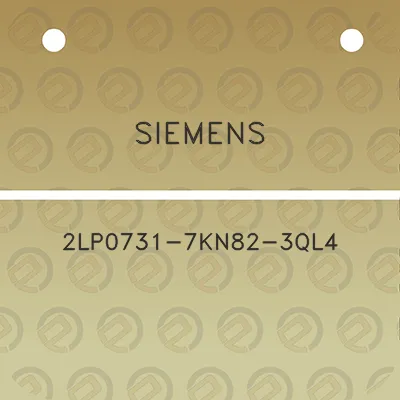 siemens-2lp0731-7kn82-3ql4