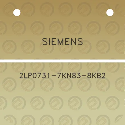 siemens-2lp0731-7kn83-8kb2