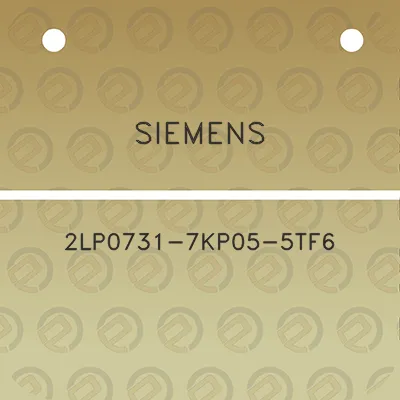 siemens-2lp0731-7kp05-5tf6