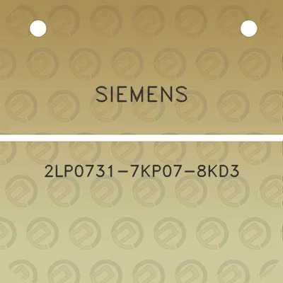 siemens-2lp0731-7kp07-8kd3