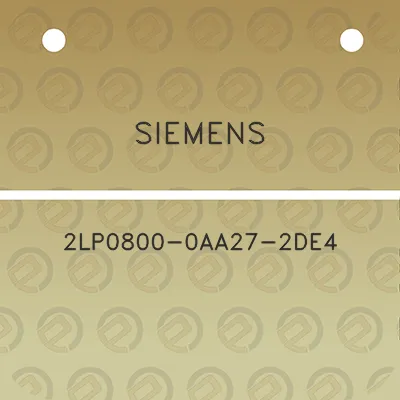 siemens-2lp0800-0aa27-2de4