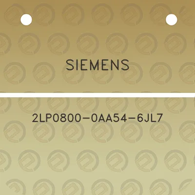 siemens-2lp0800-0aa54-6jl7