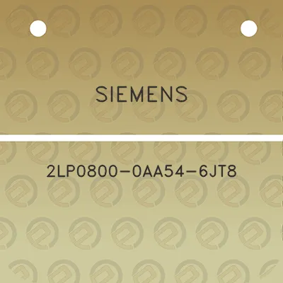 siemens-2lp0800-0aa54-6jt8