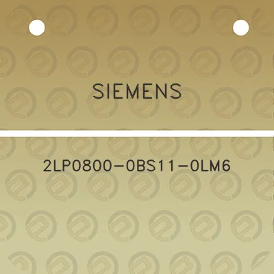 siemens-2lp0800-0bs11-0lm6