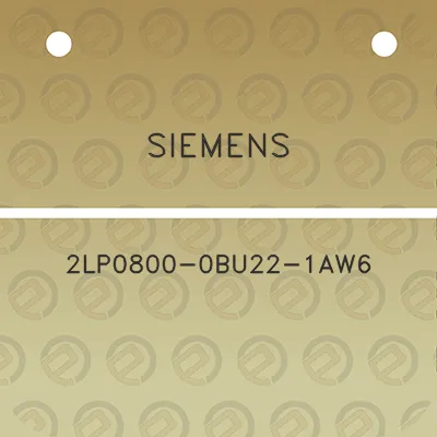 siemens-2lp0800-0bu22-1aw6