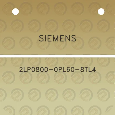 siemens-2lp0800-0pl60-8tl4