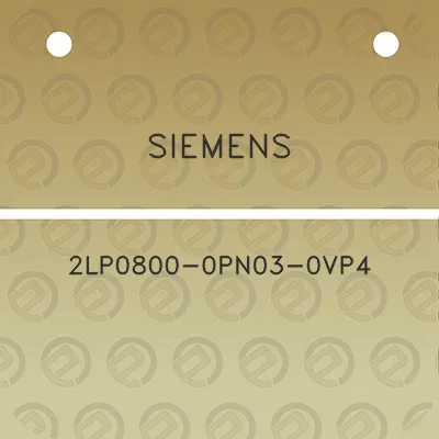 siemens-2lp0800-0pn03-0vp4