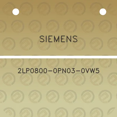 siemens-2lp0800-0pn03-0vw5