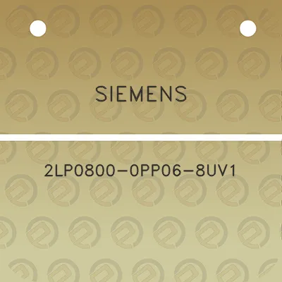 siemens-2lp0800-0pp06-8uv1