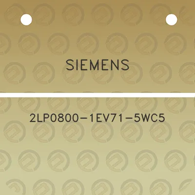 siemens-2lp0800-1ev71-5wc5