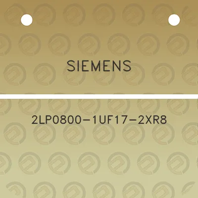 siemens-2lp0800-1uf17-2xr8