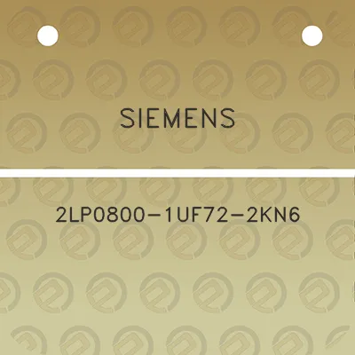 siemens-2lp0800-1uf72-2kn6