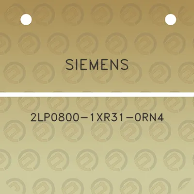 siemens-2lp0800-1xr31-0rn4