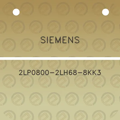 siemens-2lp0800-2lh68-8kk3