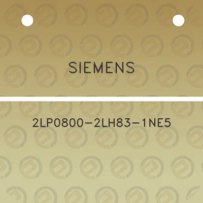 siemens-2lp0800-2lh83-1ne5