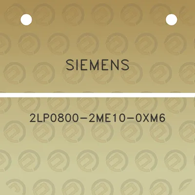 siemens-2lp0800-2me10-0xm6