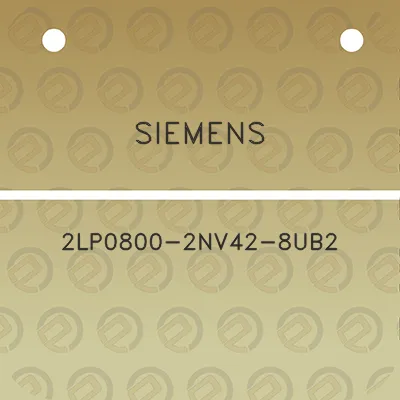 siemens-2lp0800-2nv42-8ub2