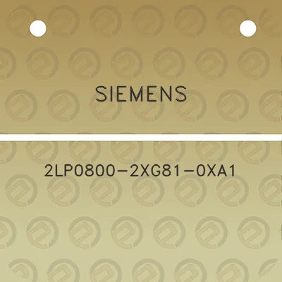 siemens-2lp0800-2xg81-0xa1