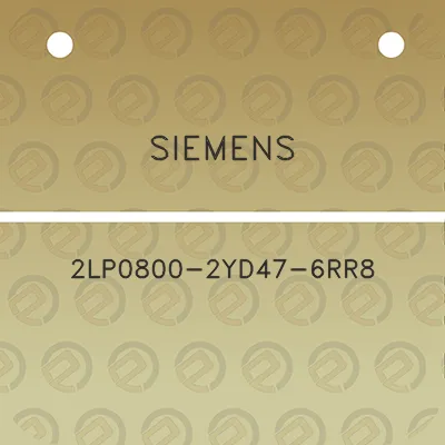 siemens-2lp0800-2yd47-6rr8