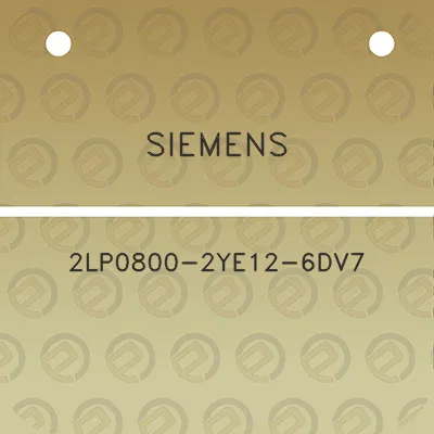 siemens-2lp0800-2ye12-6dv7