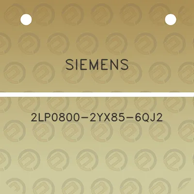 siemens-2lp0800-2yx85-6qj2