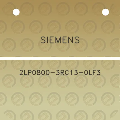 siemens-2lp0800-3rc13-0lf3