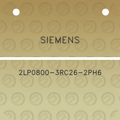 siemens-2lp0800-3rc26-2ph6