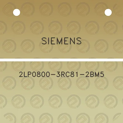 siemens-2lp0800-3rc81-2bm5