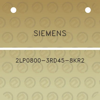 siemens-2lp0800-3rd45-8kr2