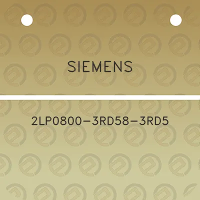 siemens-2lp0800-3rd58-3rd5