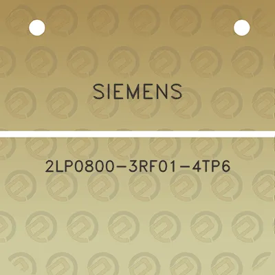 siemens-2lp0800-3rf01-4tp6