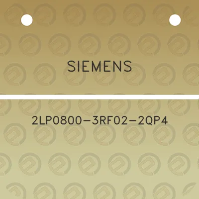 siemens-2lp0800-3rf02-2qp4