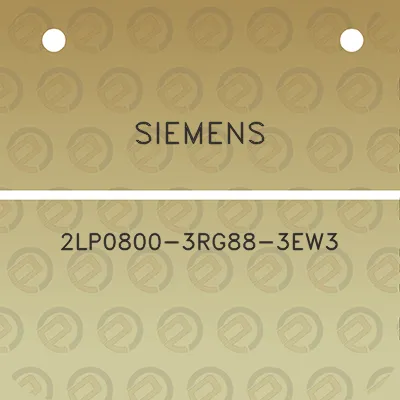 siemens-2lp0800-3rg88-3ew3