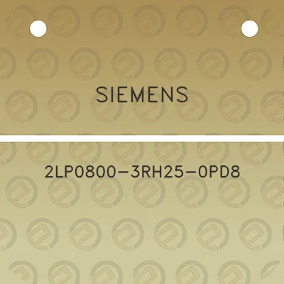 siemens-2lp0800-3rh25-0pd8