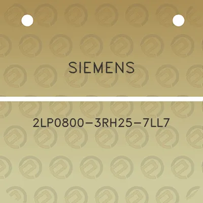 siemens-2lp0800-3rh25-7ll7