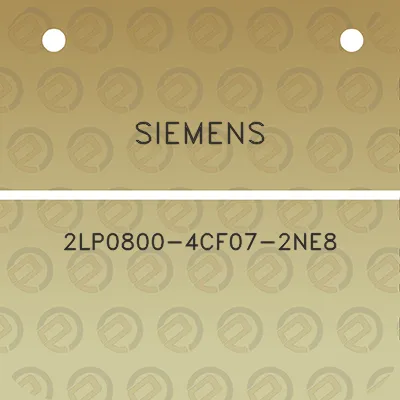 siemens-2lp0800-4cf07-2ne8